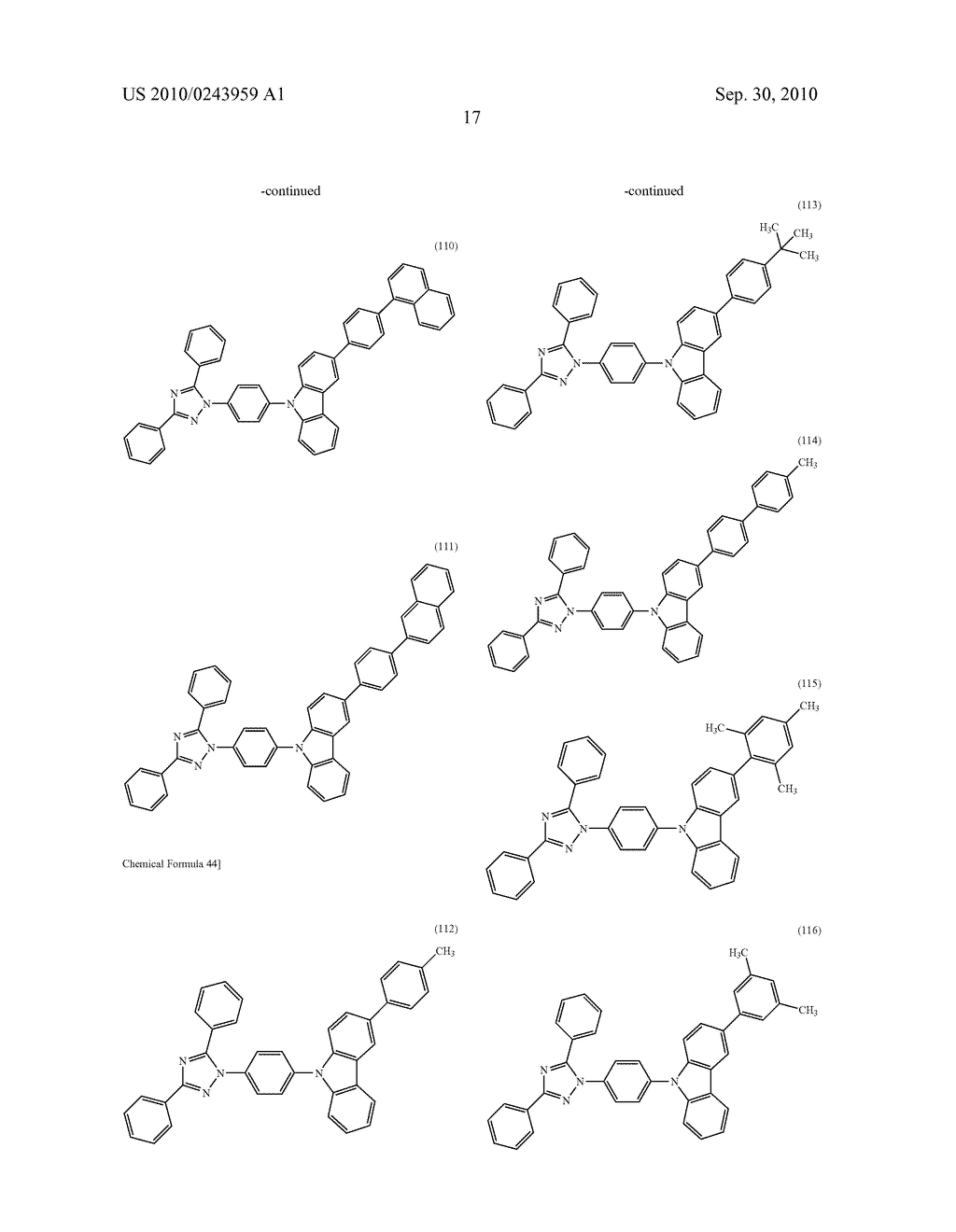 Derivative With Heteroaromatic Ring, and Light-Emitting Element, Light-Emitting Device, Lighting Device, and Electronic Device Using Derivative With Heteroaromatic Ring - diagram, schematic, and image 37