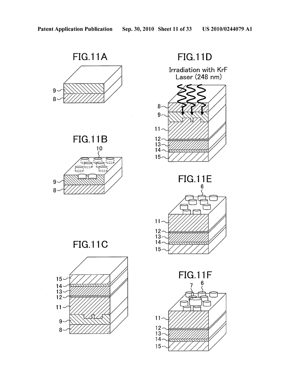 SEMICONDUCTOR LIGHT EMITTING ELEMENT AND METHOD FOR FABRICATING THE SAME - diagram, schematic, and image 12