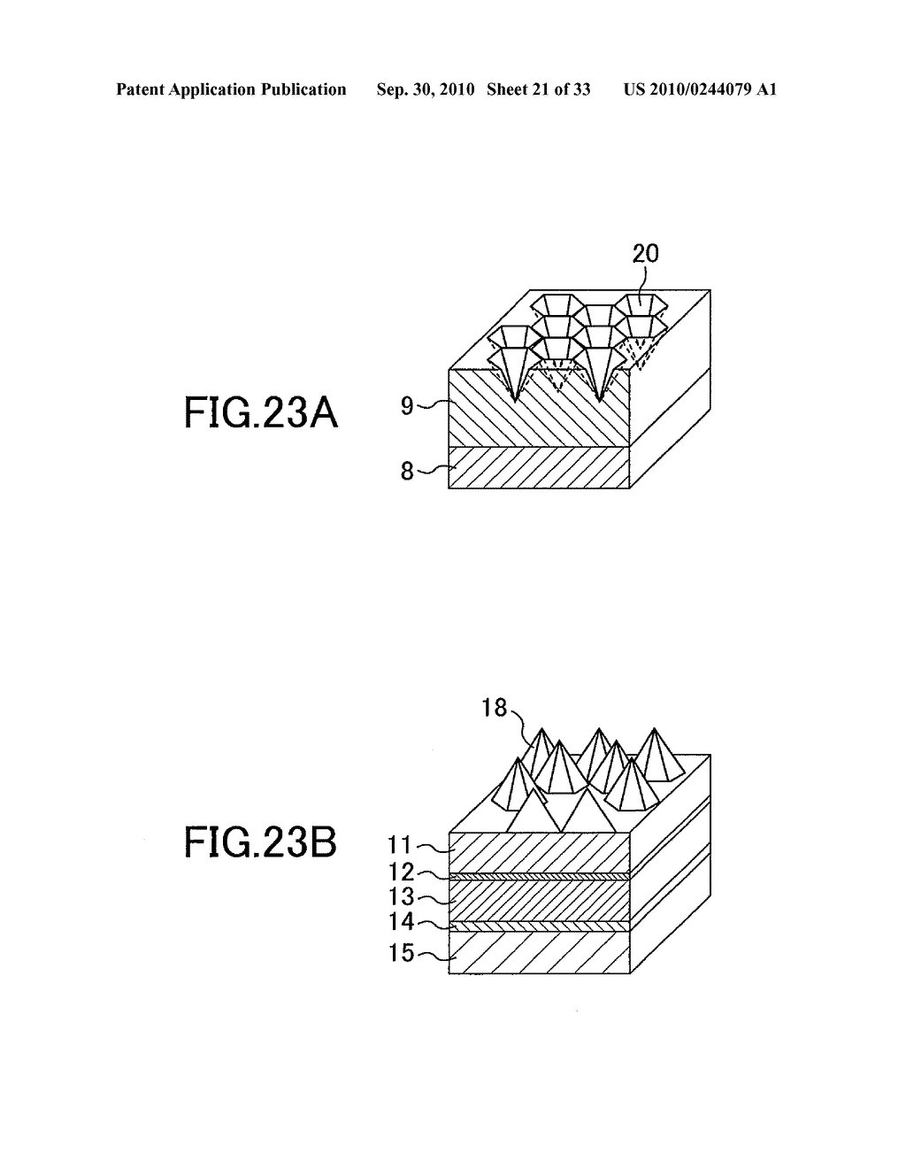 SEMICONDUCTOR LIGHT EMITTING ELEMENT AND METHOD FOR FABRICATING THE SAME - diagram, schematic, and image 22