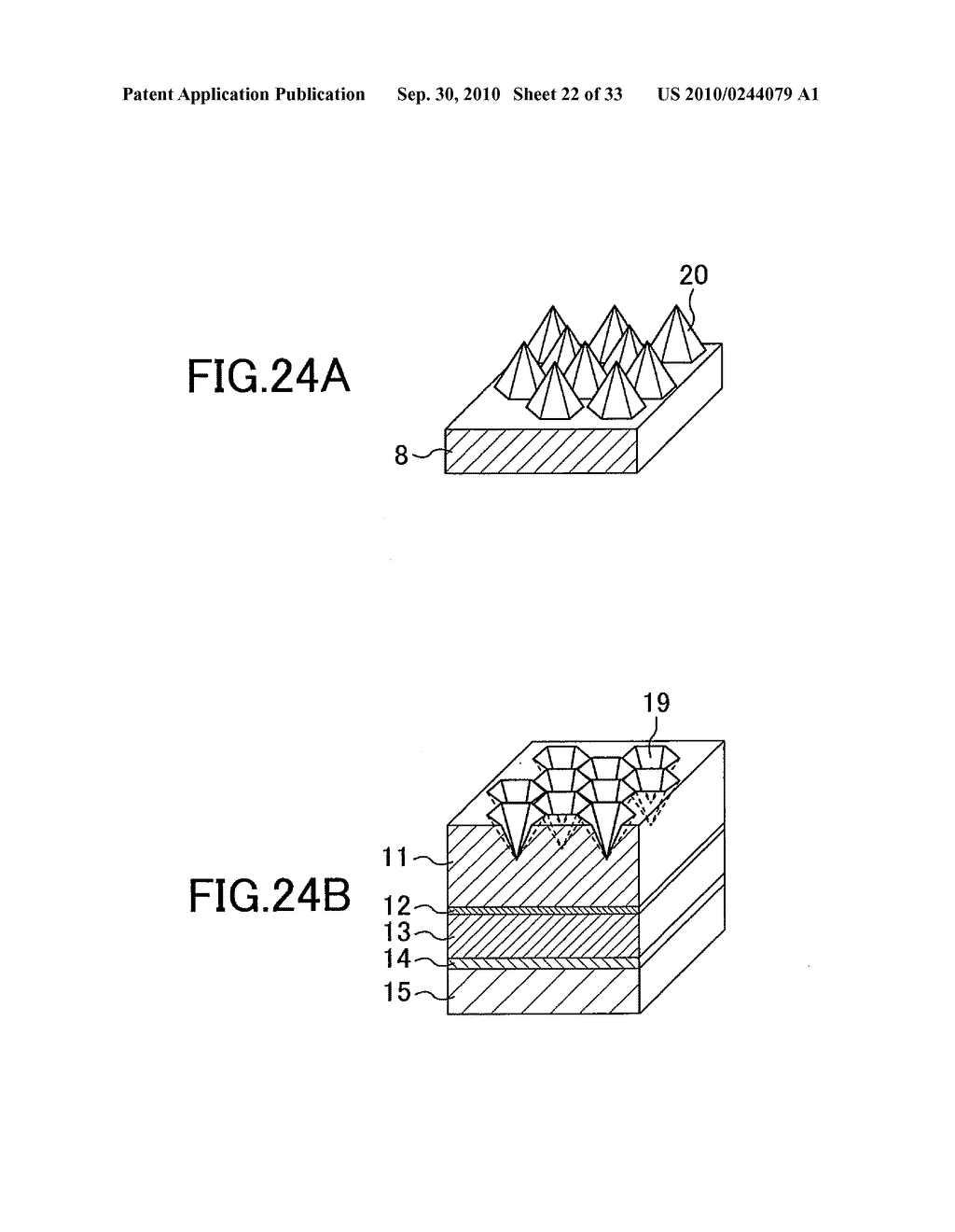 SEMICONDUCTOR LIGHT EMITTING ELEMENT AND METHOD FOR FABRICATING THE SAME - diagram, schematic, and image 23