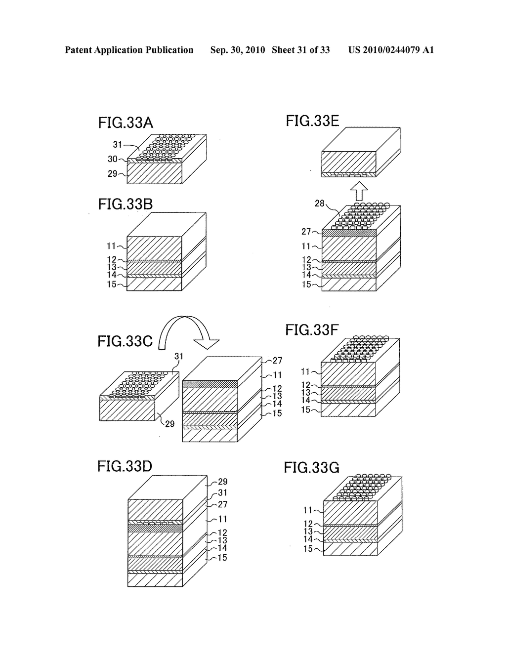 SEMICONDUCTOR LIGHT EMITTING ELEMENT AND METHOD FOR FABRICATING THE SAME - diagram, schematic, and image 32