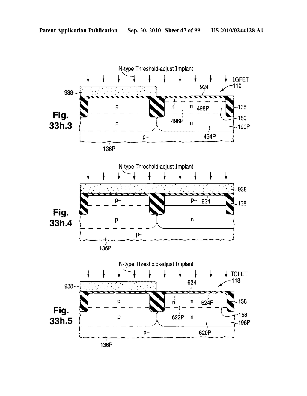 Configuration and fabrication of semiconductor structure using empty and filled wells - diagram, schematic, and image 48