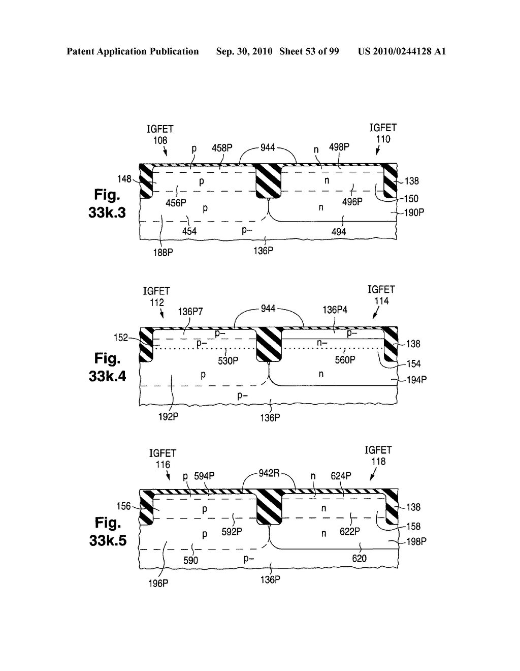 Configuration and fabrication of semiconductor structure using empty and filled wells - diagram, schematic, and image 54