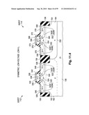 Configuration and fabrication of semiconductor structure having extended-drain field-effect transistor diagram and image