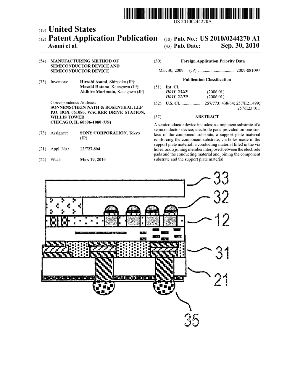 MANUFACTURING METHOD OF SEMICONDUCTOR DEVICE AND SEMICONDUCTOR DEVICE - diagram, schematic, and image 01