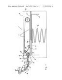 DEVICE FOR DEPOSITING FLAT OBJECTS OR RECEIPTS diagram and image