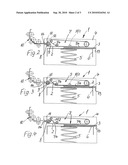 DEVICE FOR DEPOSITING FLAT OBJECTS OR RECEIPTS diagram and image