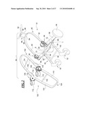 Foldable Stroller and Fold Interlock Mechanism diagram and image