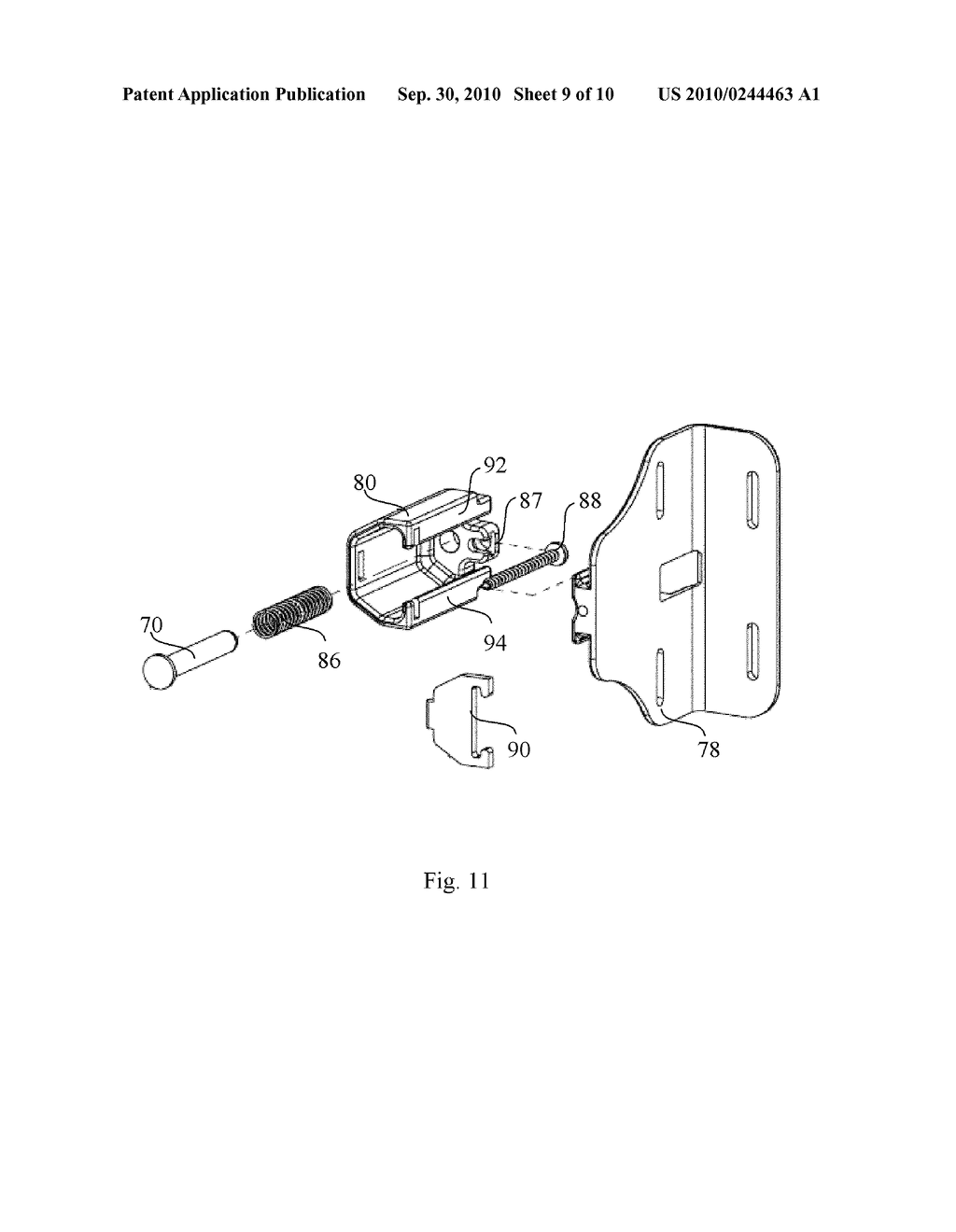 Dual Cam Magnetic Latch System - diagram, schematic, and image 10