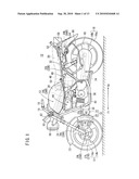 BODY STRUCTURE OF STRADDLE-RIDE VEHICLE diagram and image