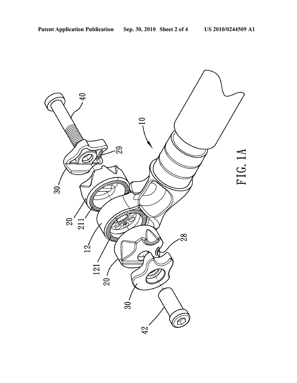 ADJUSTING STRUCTURE FOR A SEAT TUBE OF A BICYCLE - diagram, schematic, and image 03