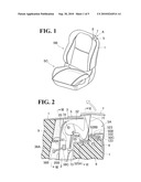 ARRANGEMENT OF OPERATION UNIT IN SEAT BACK diagram and image