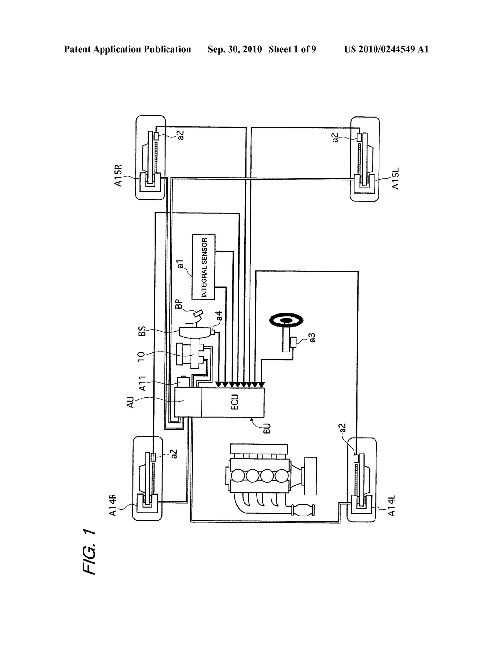 Vehicle braking system and master cylinder - diagram, schematic, and image 02