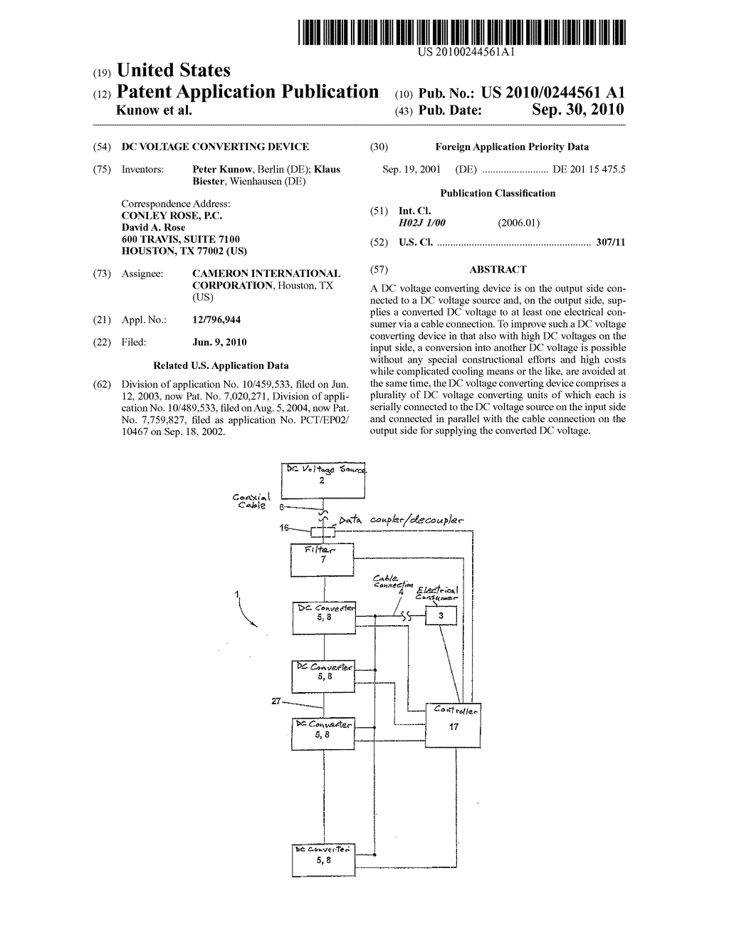 DC Voltage Converting Device - diagram, schematic, and image 01