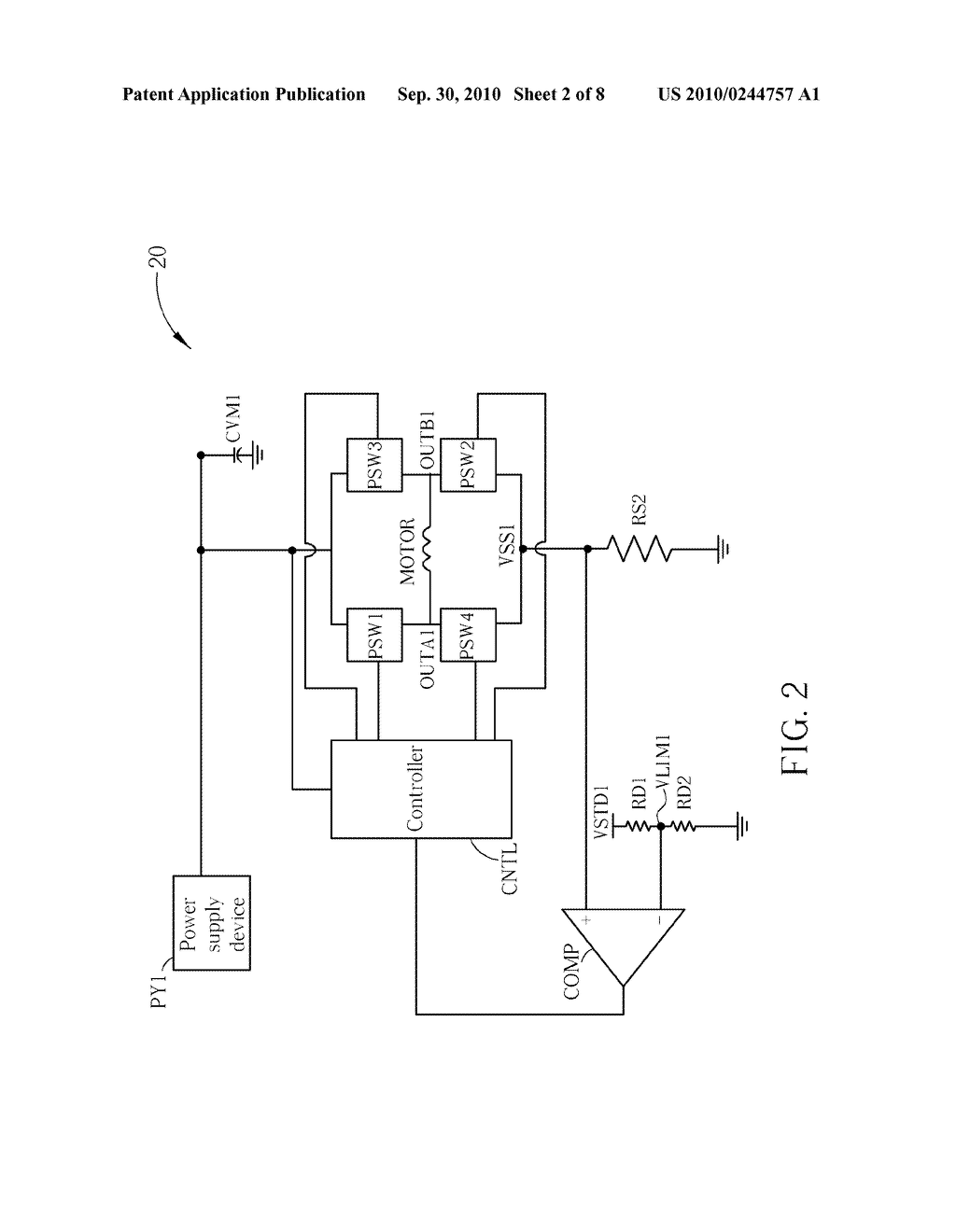 Current Limit Control Method of DC Motor and Related Device and Circuit - diagram, schematic, and image 03