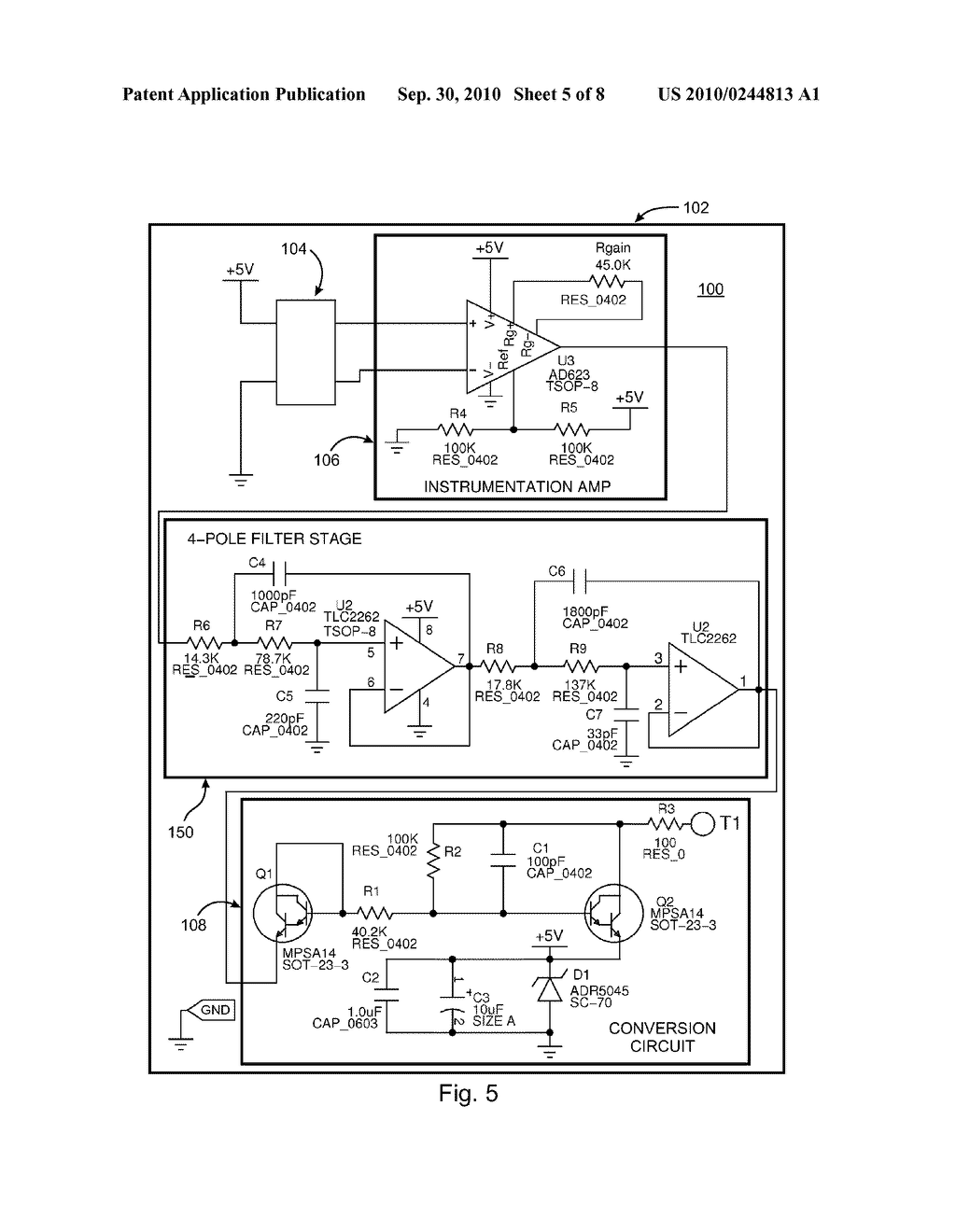 BRIDGE SENSOR WITH COLLOCATED ELECTRONICS AND TWO-WIRE INTERFACE - diagram, schematic, and image 06