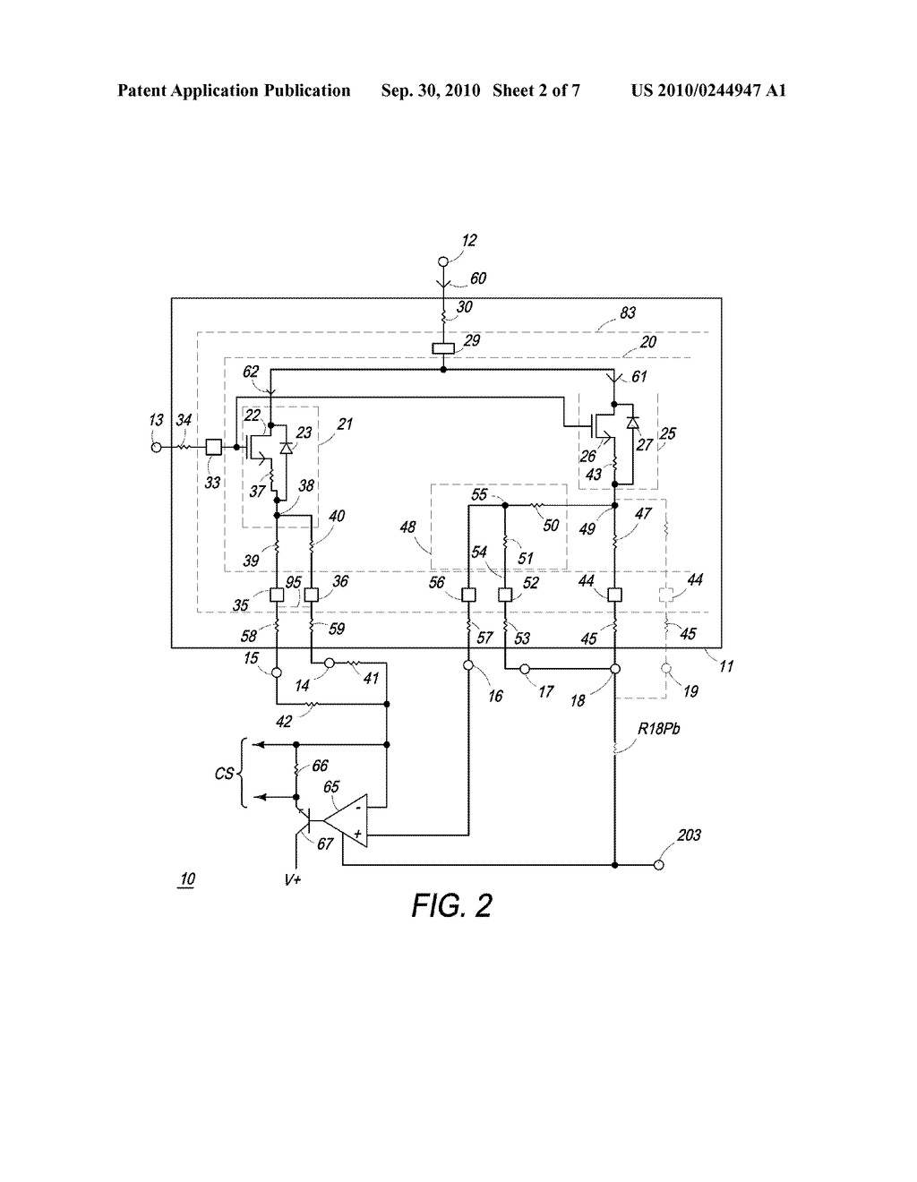 METHOD OF FORMING A SENSING CIRCUIT AND STRUCTURE THEREFOR - diagram, schematic, and image 03