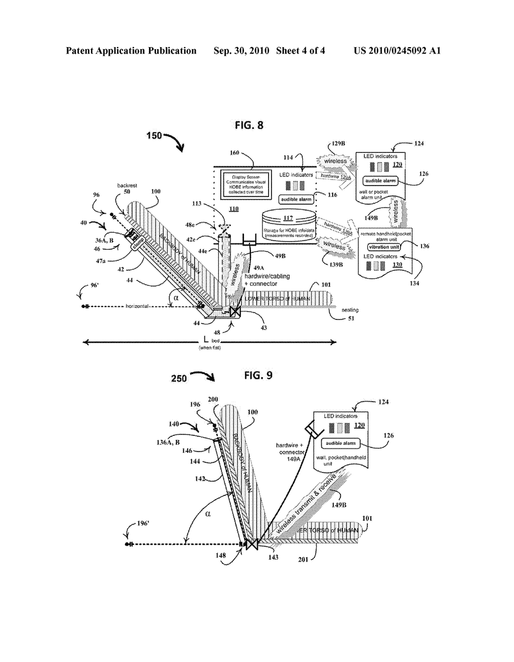 Back Body Orientation|Head of Bed Elevation (HOBE) Device and Alarm - diagram, schematic, and image 05