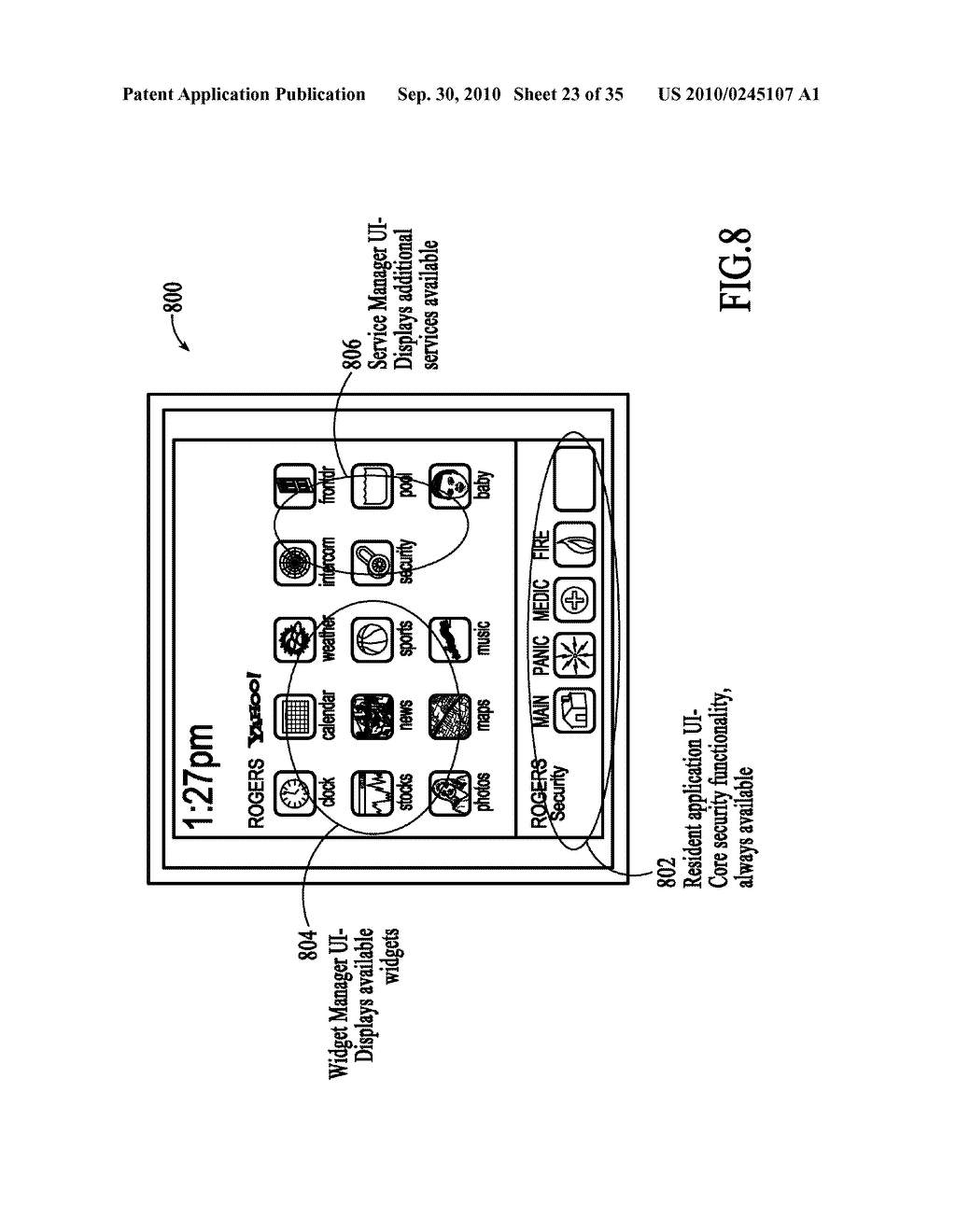 Cross-Client Sensor User Interface in an Integrated Security Network - diagram, schematic, and image 24