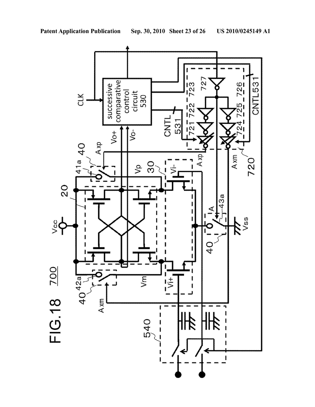 COMPARISON CIRCUIT AND ANALOG-TO-DIGITAL CONVERSION DEVICE - diagram, schematic, and image 24