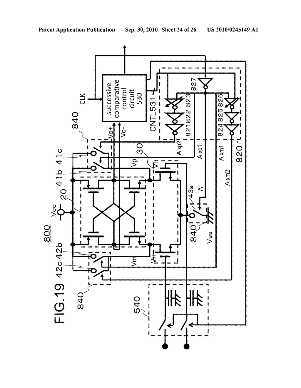 COMPARISON CIRCUIT AND ANALOG-TO-DIGITAL CONVERSION DEVICE - diagram, schematic, and image 25