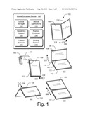 MOBILE COMPUTER DEVICE DISPLAY POSTURES diagram and image