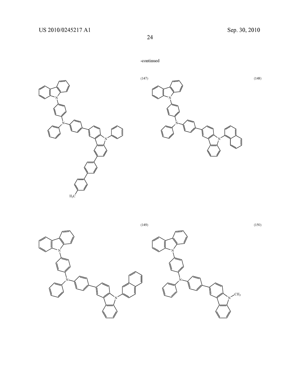 CARBAZOLE DERIVATIVE, LIGHT-EMITTING ELEMENT MATERIAL, LIGHT-EMITTING ELEMENT, LIGHT-EMITTING DEVICE, ELECTRONIC DEVICE, AND LIGHTING DEVICE - diagram, schematic, and image 52