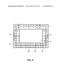 Information input keyboard and keyboard locator associated therewith diagram and image