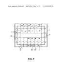 Information input keyboard and keyboard locator associated therewith diagram and image