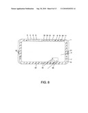 Information input keyboard and keyboard locator associated therewith diagram and image