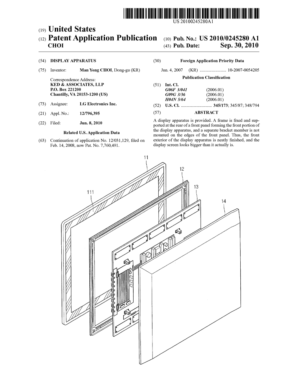 DISPLAY APPARATUS - diagram, schematic, and image 01