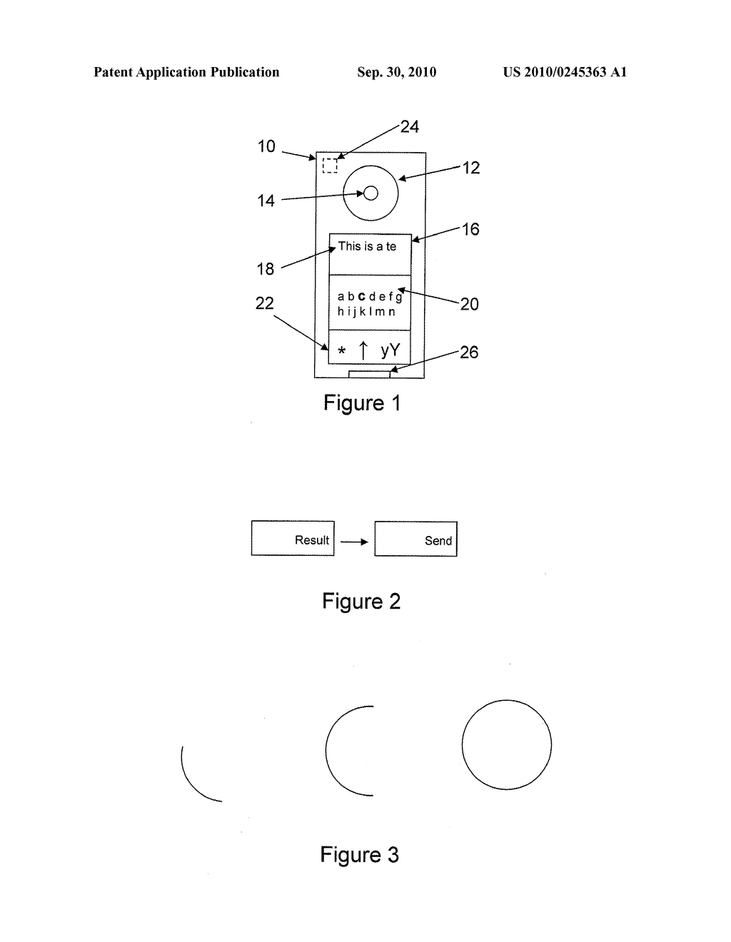 METHOD OF GENERATING A TEXT ON A HANDHELD DEVICE AND A HANDHELD DEVICE - diagram, schematic, and image 02