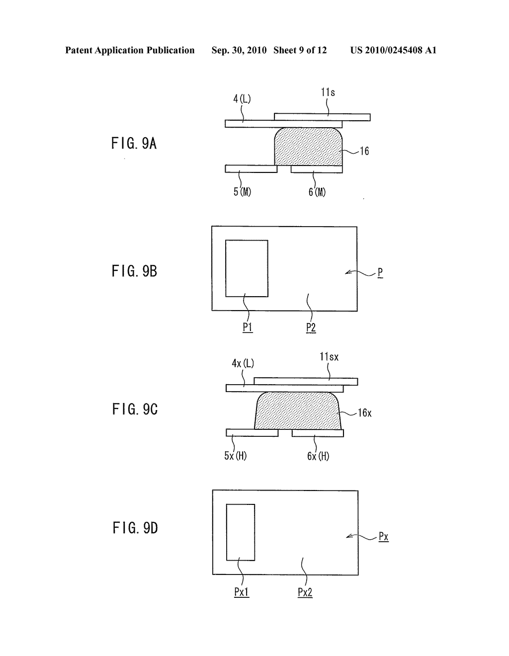 DISPLAY DEVICE AND ELECTRIC APPARATUS USING THE SAME - diagram, schematic, and image 10