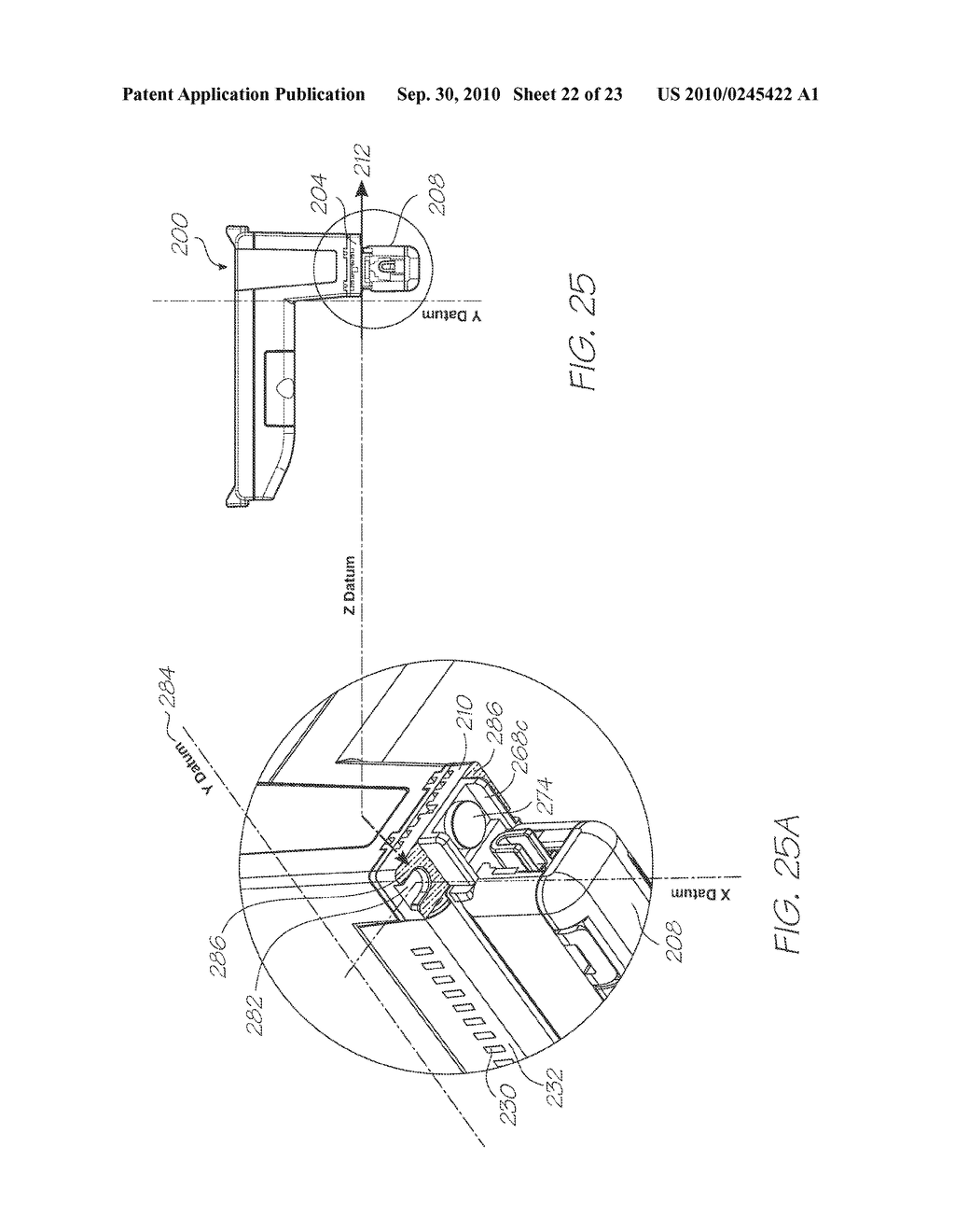 METHOD OF THREE DIMENSIONALLY LOCATING PRINTHEAD ON PRINTER - diagram, schematic, and image 23