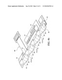 METHOD OF FASTENING A CIRCUIT ASSEMBLY TO A LIGHT GUIDE IN A MANUFACTURING PROCESS OF A LCD-DISPLAY diagram and image