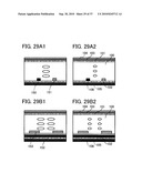 Liquid crystal DISPLAY DEVICE having a pair of electrodes over an inner side of a substrate of a liquid crystal element in which a stack of polarizers on the outer side of a substrate are provided and arranged between a pair of protective layers such that no protective layer is located between the stacked polarizers diagram and image