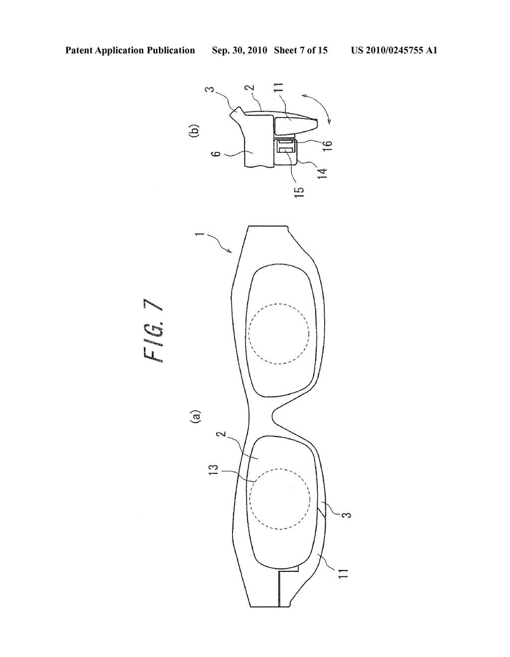 EYEGLASS-TYPE IMAGE DISPLAY DEVICE AND AN EYEGLASS FRAME USED THEREFOR - diagram, schematic, and image 08
