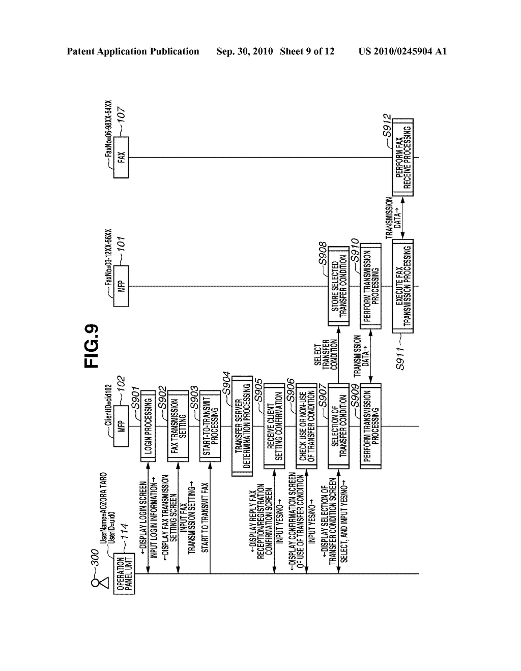 IMAGE TRANSFER SYSTEM, DATA TRANSFER METHOD AND PROGRAM - diagram, schematic, and image 10