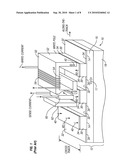 PATTERNED-MEDIA PERPENDICULAR MAGNETIC RECORDING DISK WITH SERVO REGIONS HAVING MAGNETIZED SERVO PILLARS AND OPPOSITELY-MAGNETIZED SERVO TRENCHES diagram and image