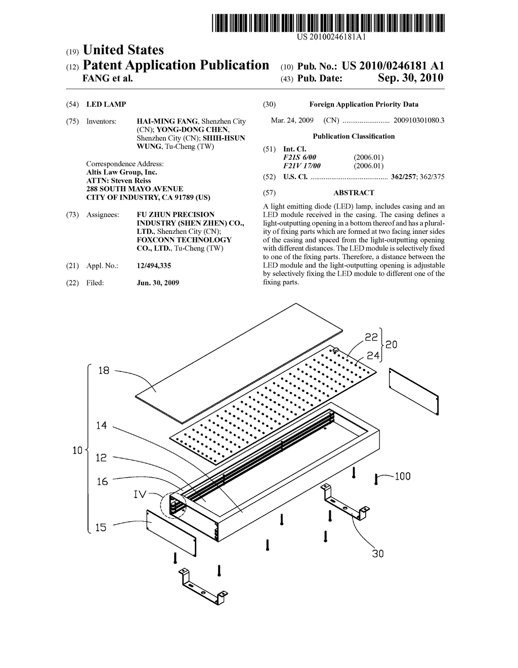 LED LAMP - diagram, schematic, and image 01