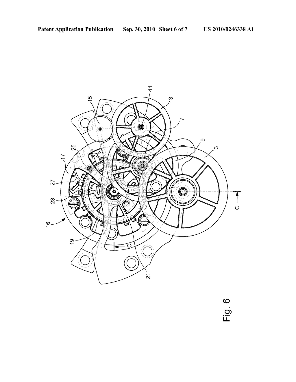 TIMEPIECE MOVEMENT INCLUDING A KARUSSEL - diagram, schematic, and image 07