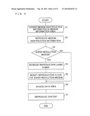 OPTICAL INFORMATION RECORDING MEDIUM, REPRODUCING DEVICE FOR OPTICAL INFORMATION RECORDING MEDIUM, CONTROL METHOD AND CONTROL PROGRAM FOR THE REPRODUCING DEVICE, AND MEDIUM WITH THE CONTROL PROGRAM RECORDED THEREIN diagram and image