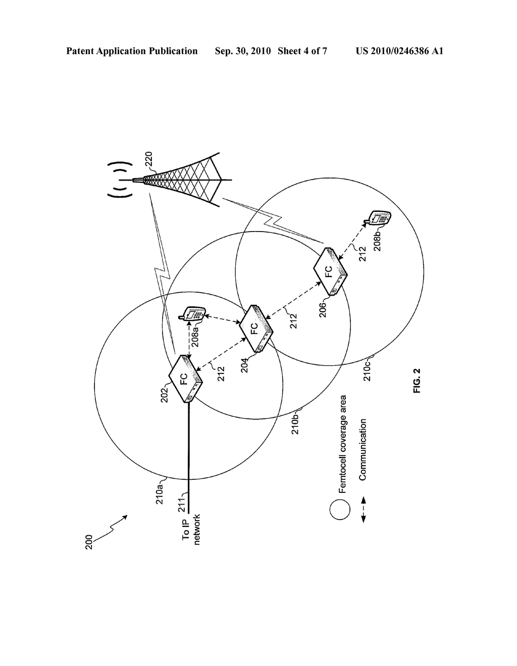 Method and System for Communicating Data Via a Mesh Network of Interconnected Femtocells - diagram, schematic, and image 05