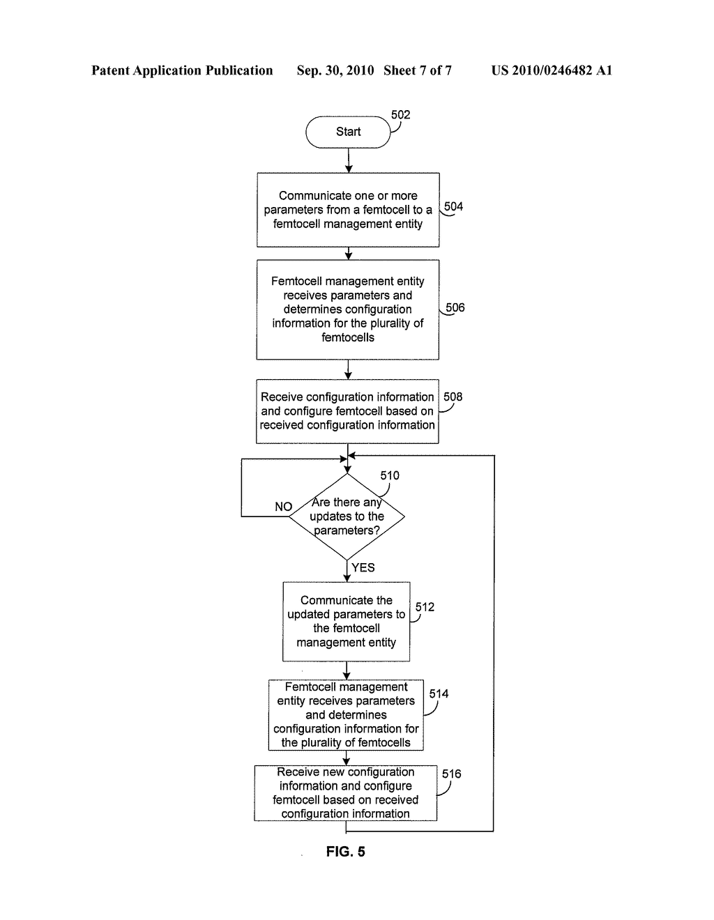 Method and System for Dynamic Adjustment of Power and Frequencies in a Femtocell Network - diagram, schematic, and image 08