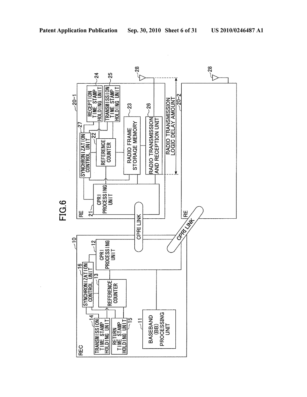 RADIO BASE STATION APPARATUS AND SYNCHRONIZATION METHOD THEREOF - diagram, schematic, and image 07