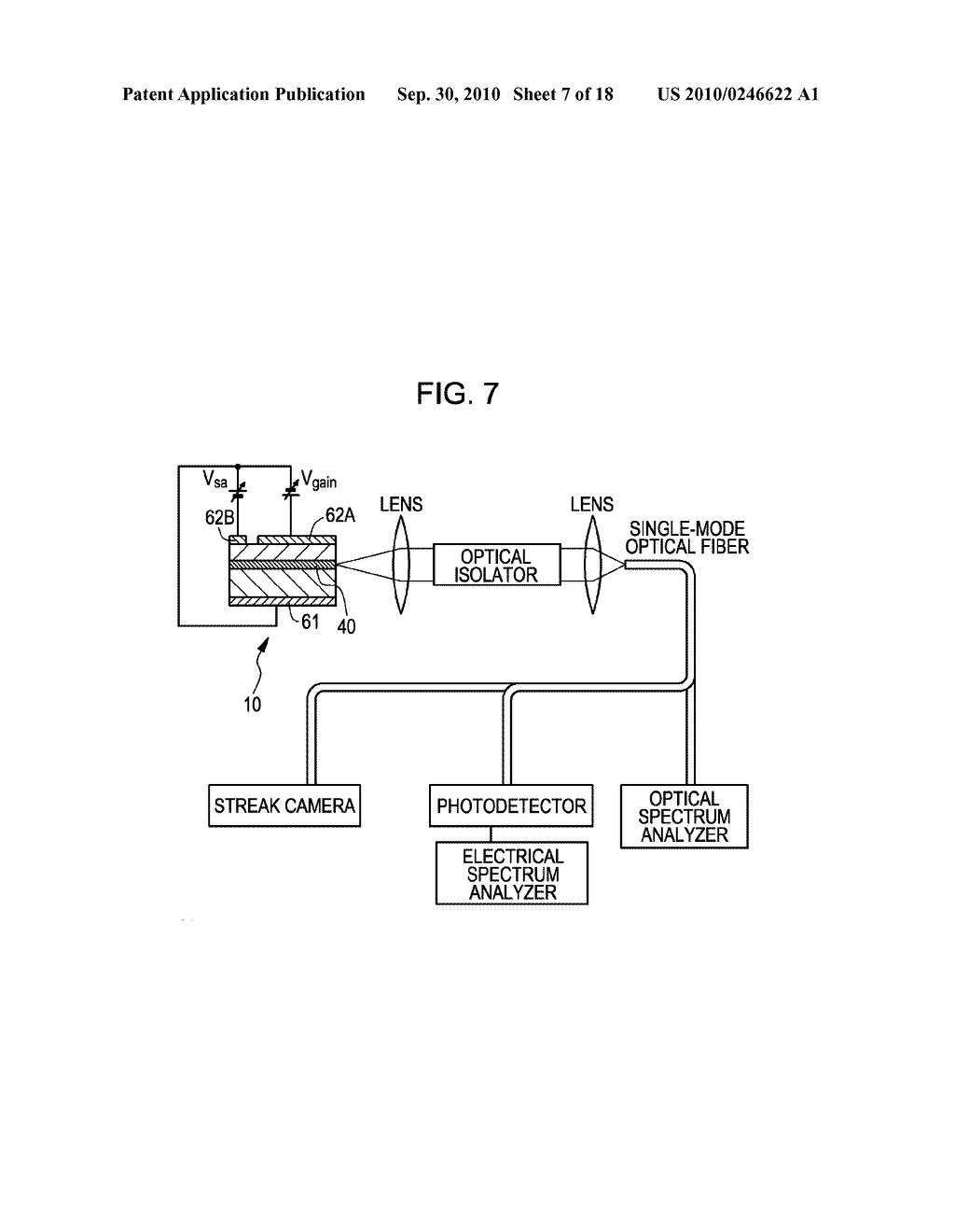 BI-SECTION SEMICONDUCTOR LASER DEVICE, METHOD FOR MANUFACTURING THE SAME, AND METHOD FOR DRIVING THE SAME - diagram, schematic, and image 08