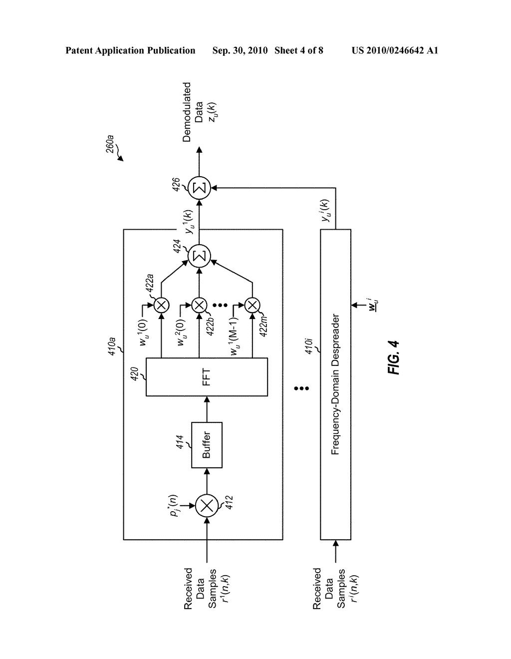 MULTI-ACCESS HYBRID OFDM-CDMA SYSTEM - diagram, schematic, and image 05