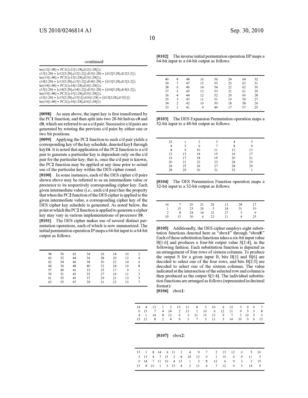 APPARATUS AND METHOD FOR IMPLEMENTING INSTRUCTION SUPPORT FOR THE DATA ENCRYPTION STANDARD (DES) ALGORITHM - diagram, schematic, and image 21