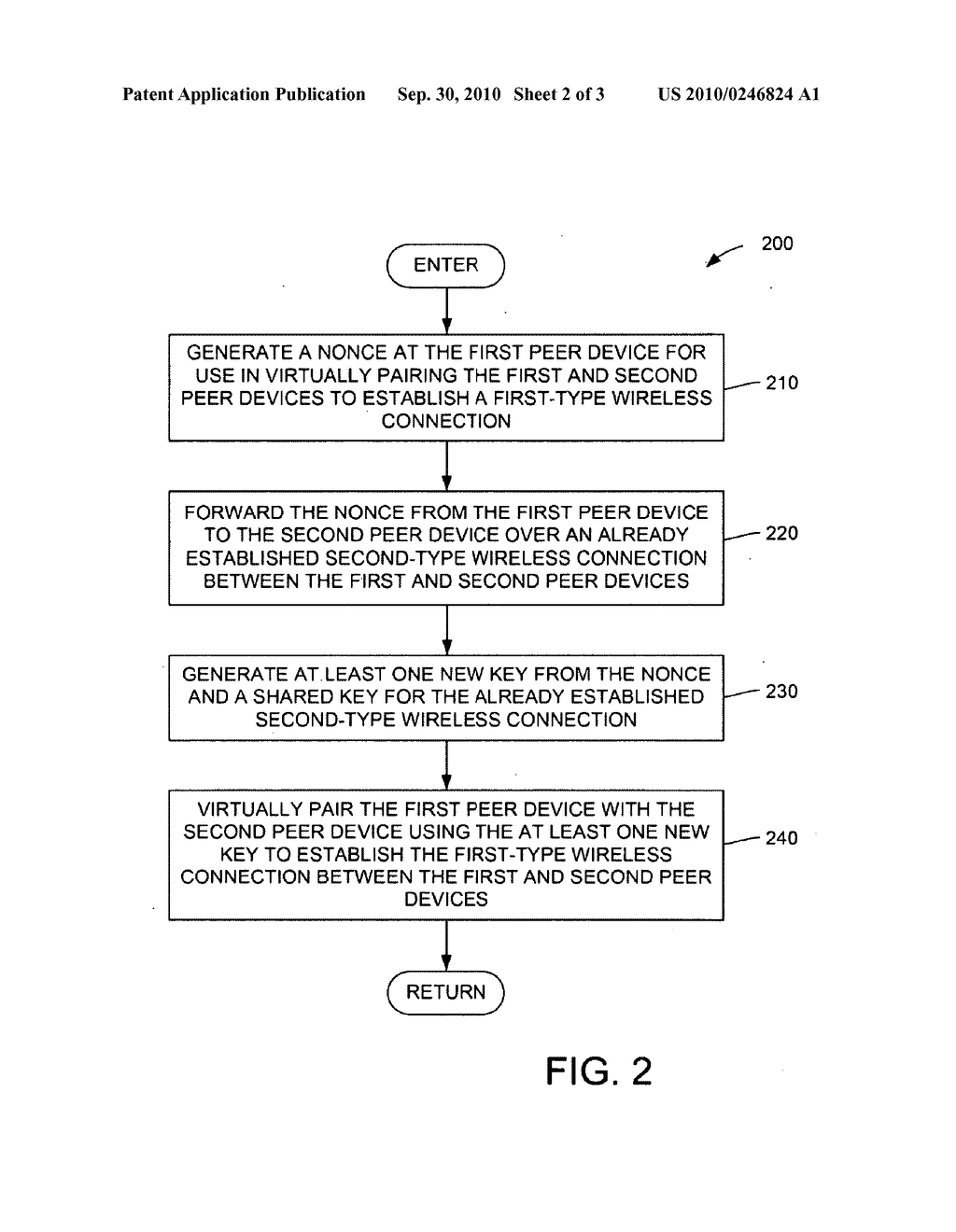 APPARATUS AND METHOD FOR VIRTUAL PAIRING USING AN EXISTING WIRELESS CONNECTION KEY - diagram, schematic, and image 03