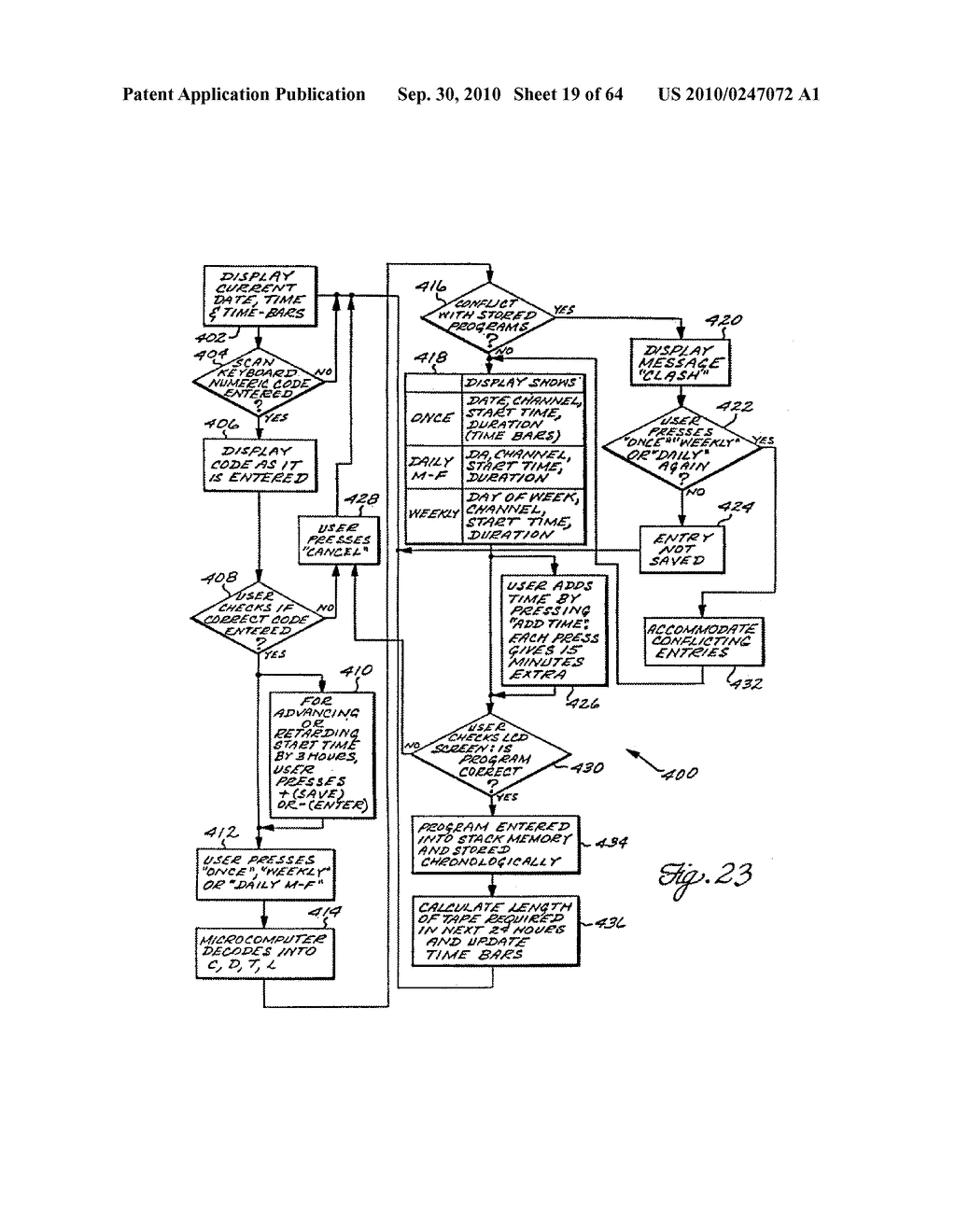 SYSTEM AND METHOD FOR SEARCHING A DATABASE OF TELEVISION SCHEDULE INFORMATION - diagram, schematic, and image 20